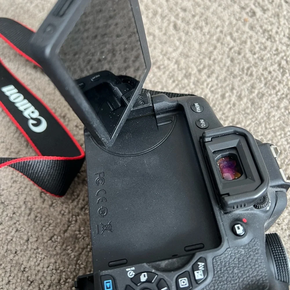 Canon Black Digital Camera t6i with Versatile Lens Kit 50mm